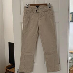 Roxy Beige Straight-KhakiLeg Pants